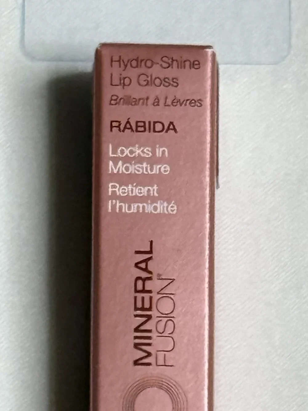 Mineral Fusion Hydro-Shine Lip Gloss Rabida 0.15 oz Vegan Clean Beauty New